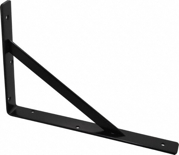 KNAPE & VOGT Knape Vogt 208 Blk 300 L-bracket 1000 Lb Wall Mount