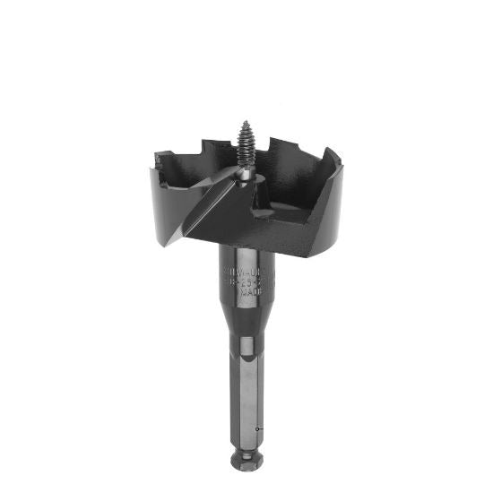 MILWAUKEE Milwaukee 48-25-2252 Wood Boring Bit, 2-1/4 inchesx7/16 inches hex shank, Selfeed bit, Re-sharpenable