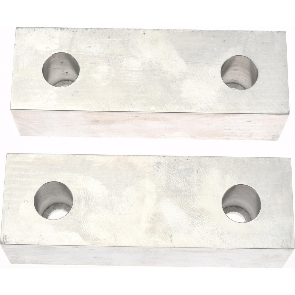GIBRALTAR Gibraltar 428-1079 Soft Vise Jaw 6 in Flat Fixed Aluminum