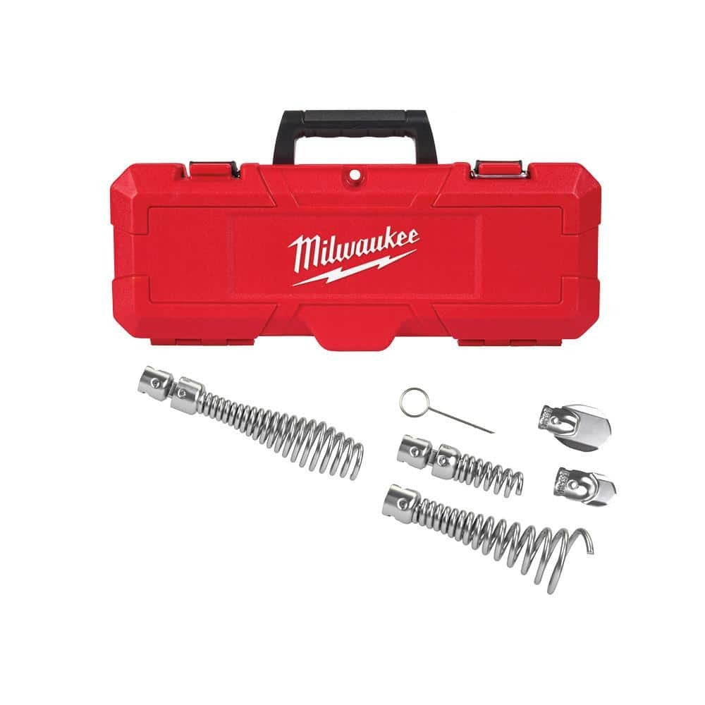 MILWAUKEE Milwaukee 48-53-3820 1-1/4 inches - 2 inches head attachment kit for 5/8 inches sectional cable (6-piece)