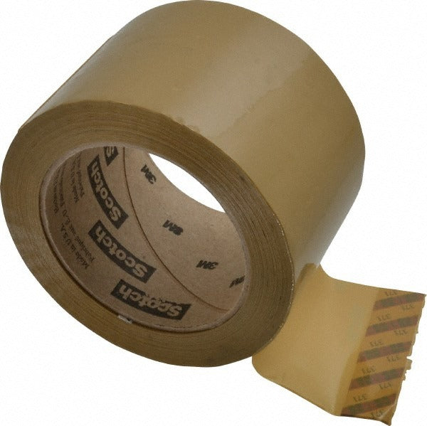 3M Scotch 7100088510 Packing Tape 3in Natural Rubber Adhesive