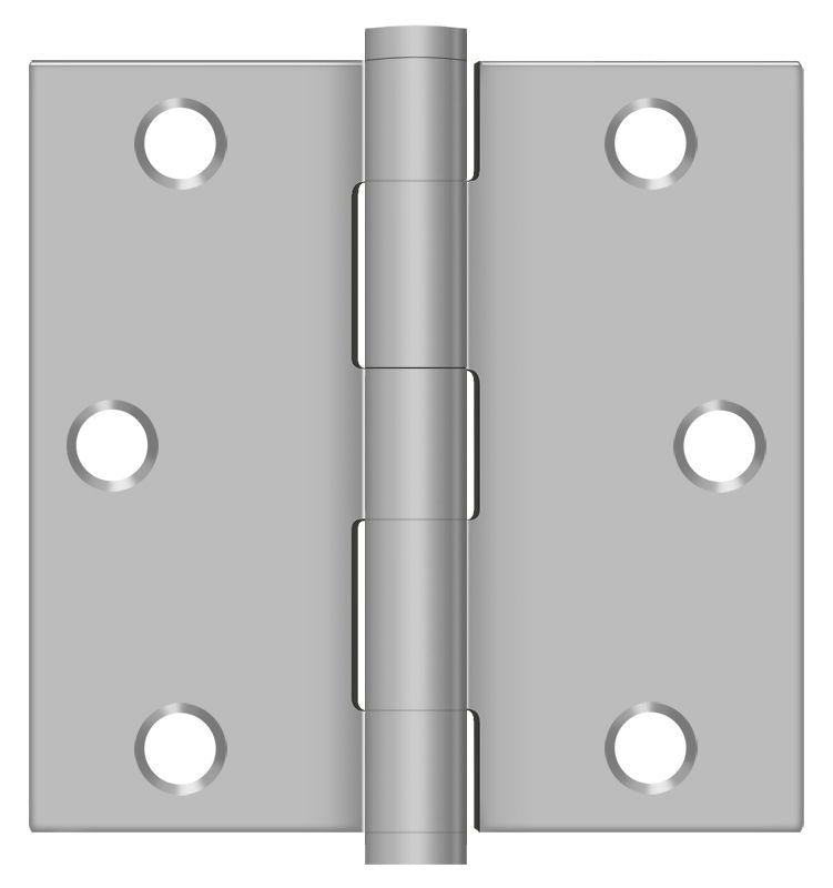 DELTANA Deltana SS35U32D-R Square Hinge Satin Stainless Steel