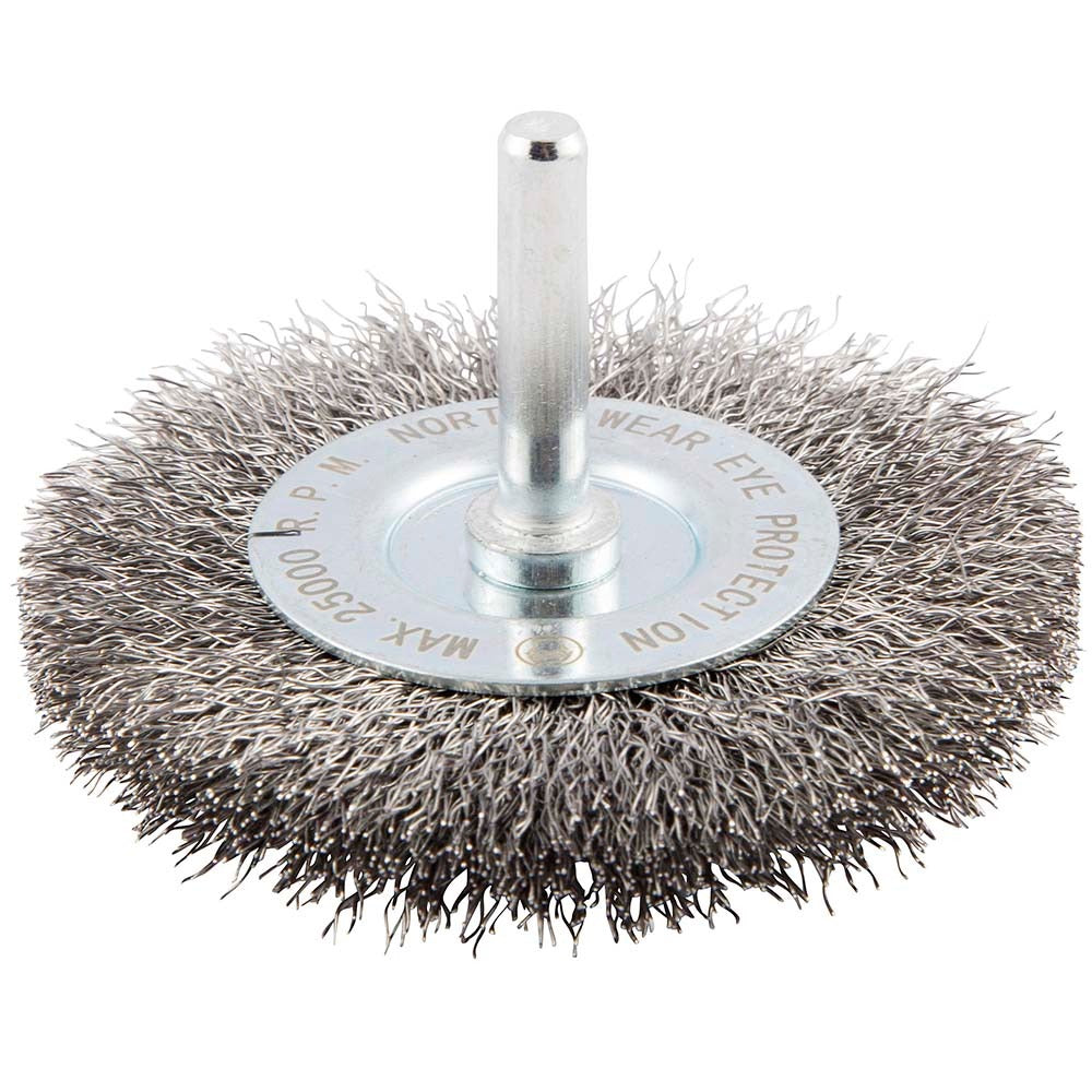 NORTON Norton 66252838969 Wheel Brush 3in Crimped Carbon Steel