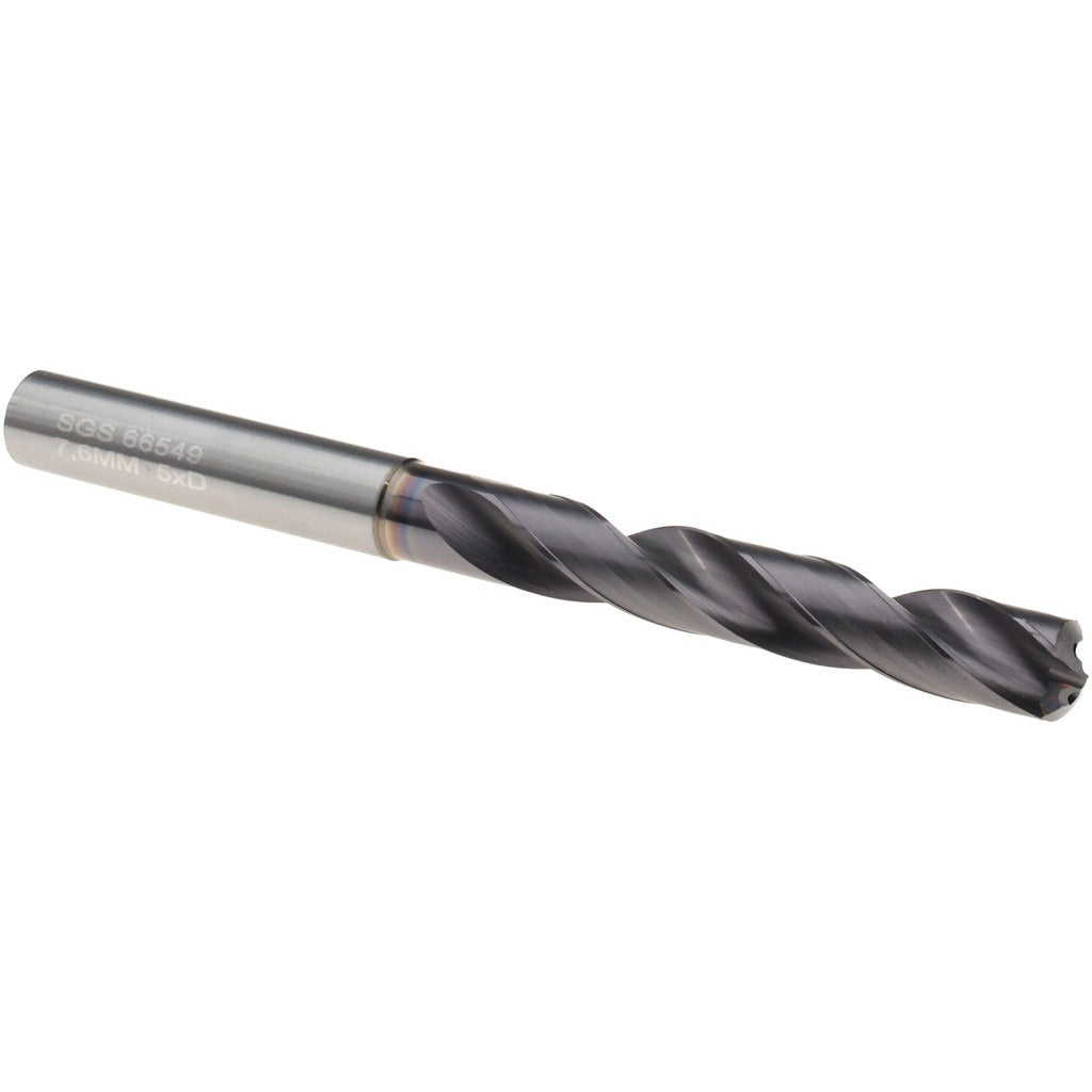 KYOCERA SGS PRECISION TOOLS Sgs 66549 Solid Carbide Jobber Drill 7.60 Mm 135 Deg