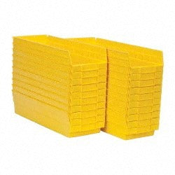 QUANTUM STORAGE SYSTEMS Quantum Storage QSB104YLCS Hopper Shelf Bin Yellow