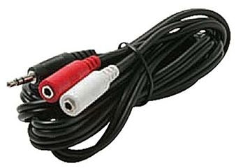 STEREN Steren 255-043 Rca Female to 3.5mm Male Cable 6 Ft