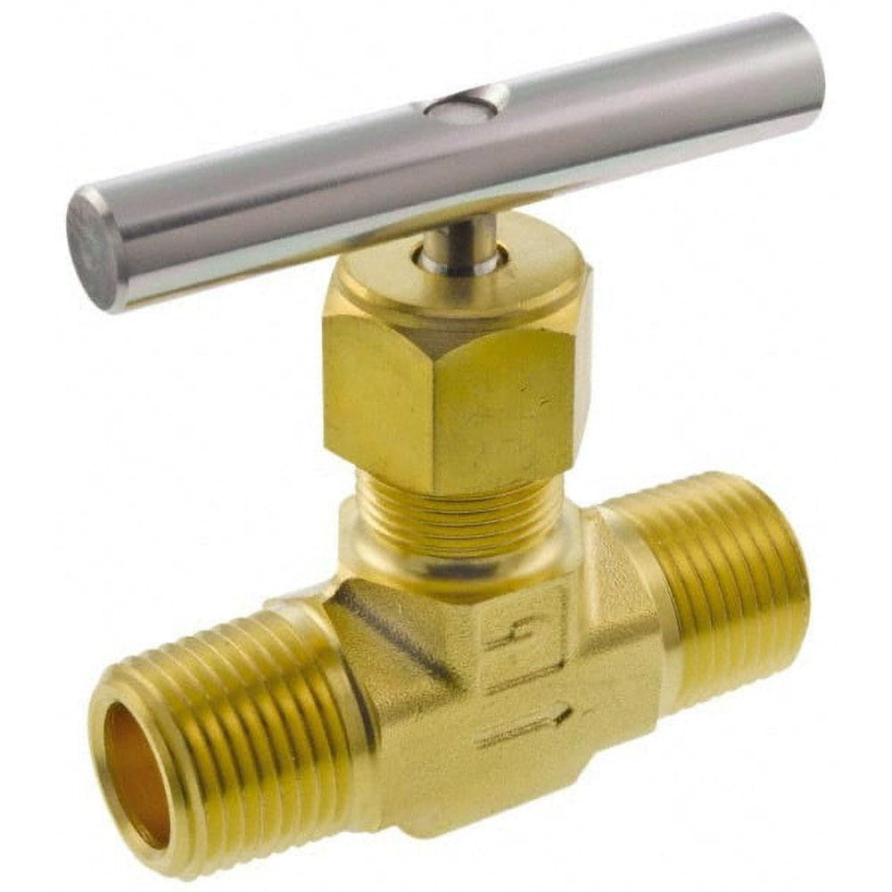 PARKER Parker 8M-V8LN-B Needle Valve 1/2 Inch Mnpt Brass 3000 Psi