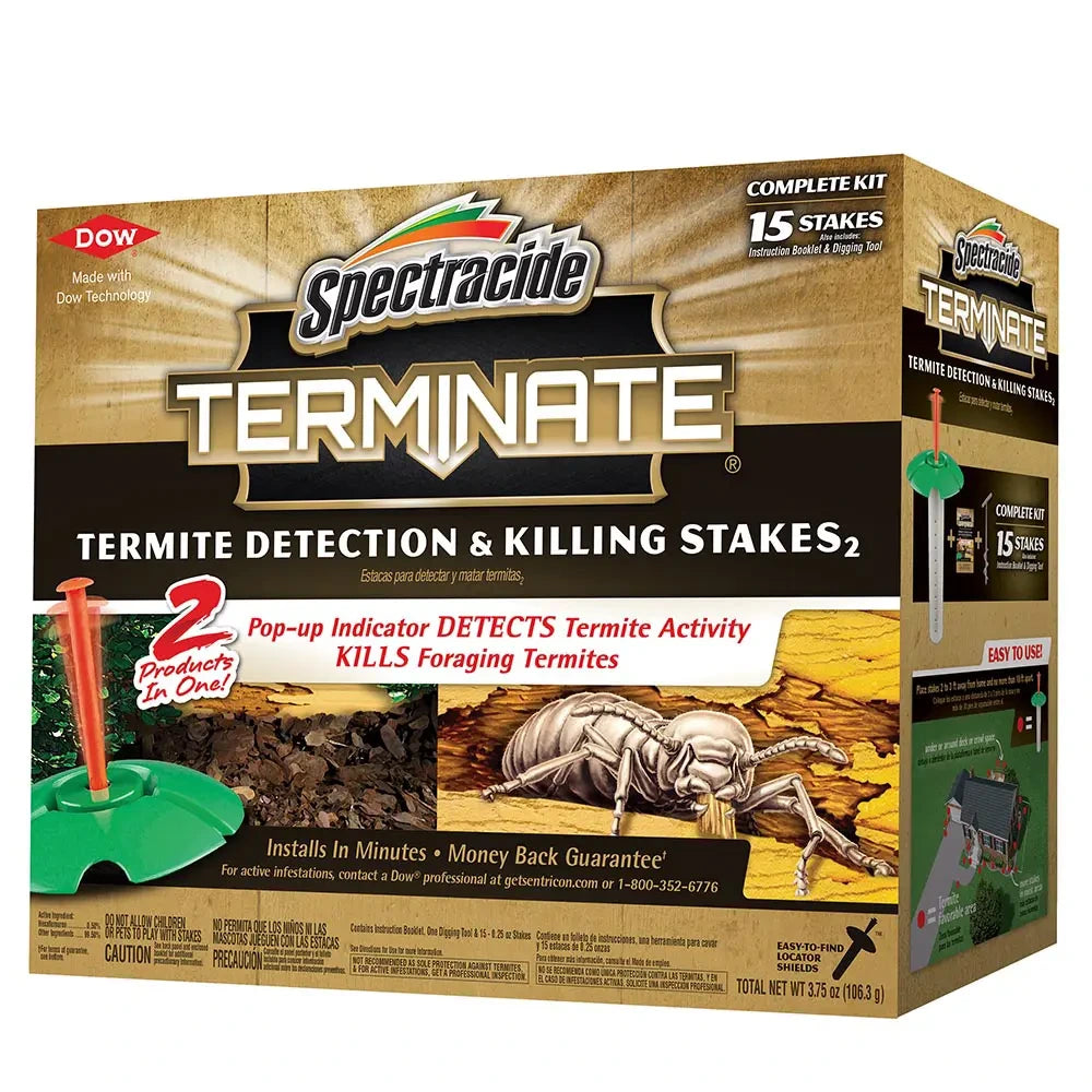 SPECTRACIDE Spectracide HG-96115 Terminate Termite Detection and Killing Stakes 15-Count