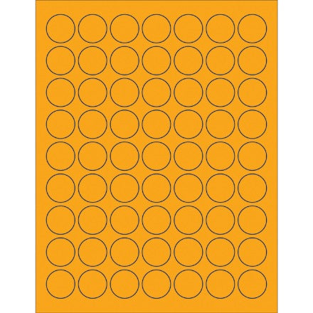 BSC PREFERRED Bsc Preferred LL191OR Adhesive Labels 6300 Per Case