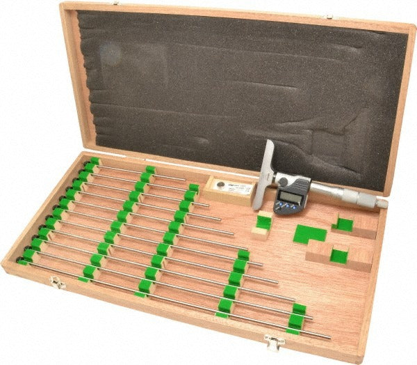 MITUTOYO Mitutoyo 329-351-30 Electronic Depth Micrometer 12 Rods