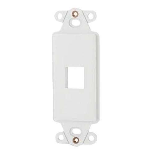 SIGNAMAX Signamax Inc. DA-1-WH 1-port Decora Keystone Faceplate