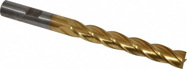 CLEVELAND CONTROLS Cleveland C33444 Square End Mill 3/8 in 4 Flute Hss Tin