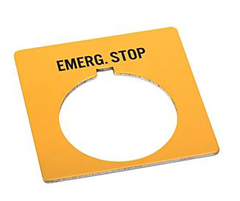 Allen-Bradley 800T-X504 Legend Plate - Emergency Stop