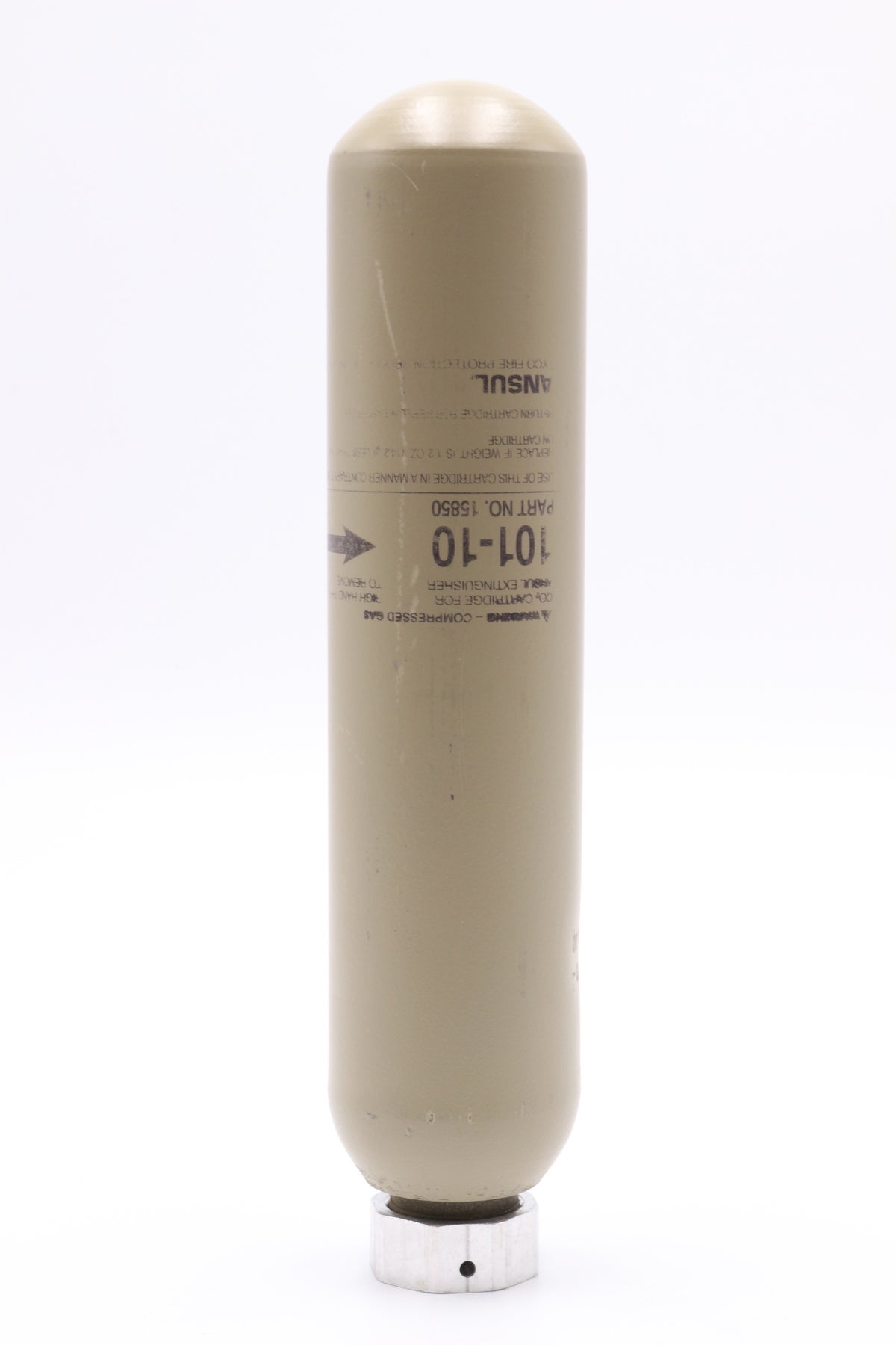 CAPTIVEAIRE 15850 1.5 Gal. Carbon Dioxide Cartridge For Ansul R-102 And Piranha Systems