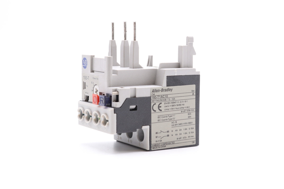 CaptiveAire 193-T1AC10 Overload 7.2 - 10.0 Amp Fits 100-C09 TO 100-C23 Series Contactors