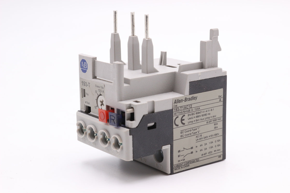 CaptiveAire 193-T1AC12 Overload 9.0 - 12.5 Amp Fits 100-C09 TO 100-C23 Series Contactors