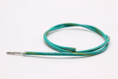 CaptiveAire WIRE_CRIMPED_GR-YW18 Green And Yellow Wire With Mini Universal MATE-N-LOK Crimp - 18