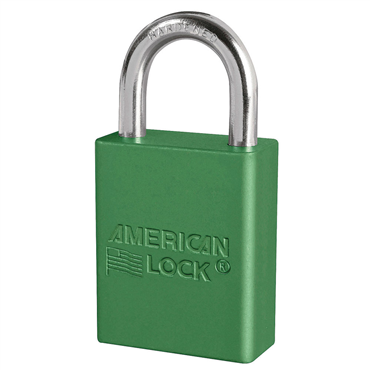 Master Lock A1105KAGRN Series A1105 Aluminum Rekeyable Padlock