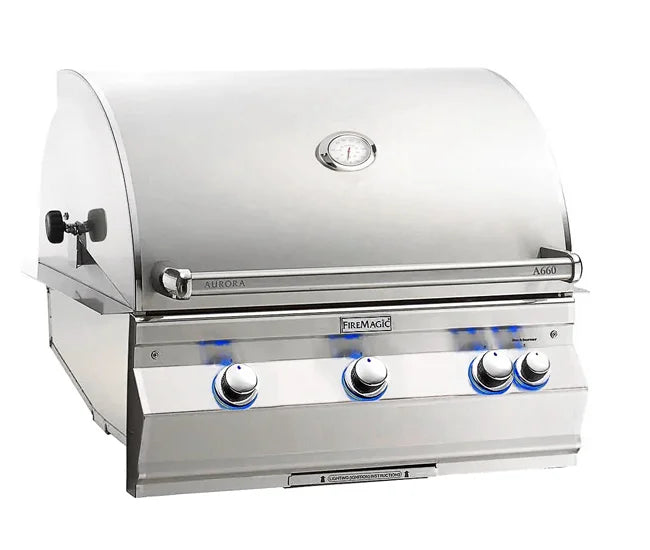 FIRE MAGIC GRILLS Fire Magic Grills A660I-8EAN Aurora A660i built-in grill 75,000 BTU (30-inch)