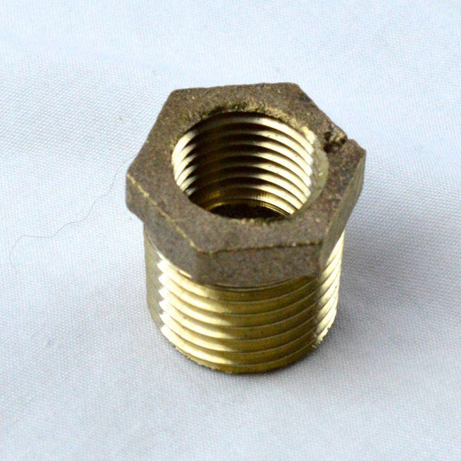 Everflow BRBU1124-NL | 1-1/2 X 1 Hex Bushing Brass Lead Free | Everflow