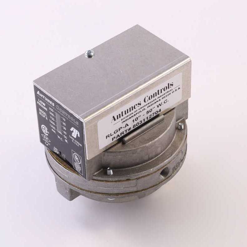 Antunes 803112704 Model RLGP-A Low Gas Pressure Switch 10-50 Inches Water Column