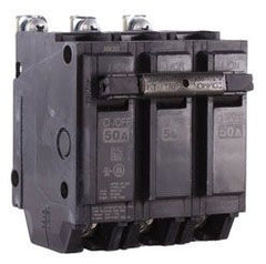 GE THQB32050 THQB Miniature Circuit Breaker 120/240 VAC 50 A 10 kA 3 Poles