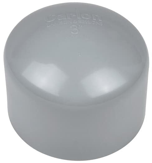 Carlon E958L 3in PVC Cap 3 Inch Pipe Cap