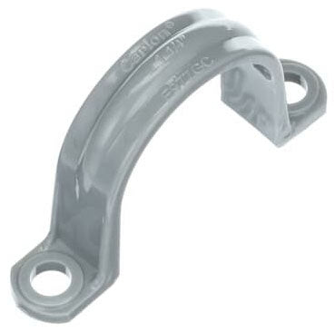 Carlon E977GC 1-1/4 2H PVC CND CLMP 1-1/4 INCH PVC CONDUIT CLAMP