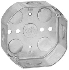 ABB 54151-1/2 T&B 4 Octagon Box STL 15.8CU 1/2-KO