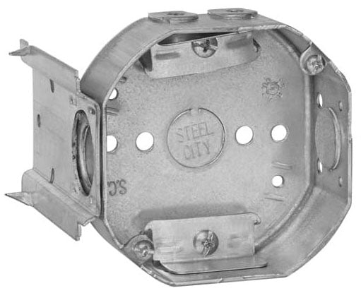 ABB 54151-NL 4OCTAGON BOX STL 15.8CU 1/2-KO BRKT CLP