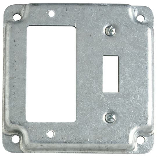 ABB RS-18-CC Steel City RS Series Surface Cover, 4 in L x 4 in W x 1/2 in D