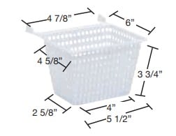 Aladdin B-202 Skimmer Basket Replacement for Jacuzzi and Hayward Pumps