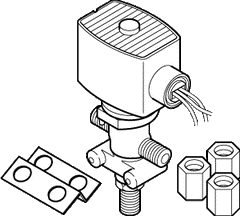 Schneider Electric AL-191 Solenoid Air Valve 120V (Pack of 1) AL-110