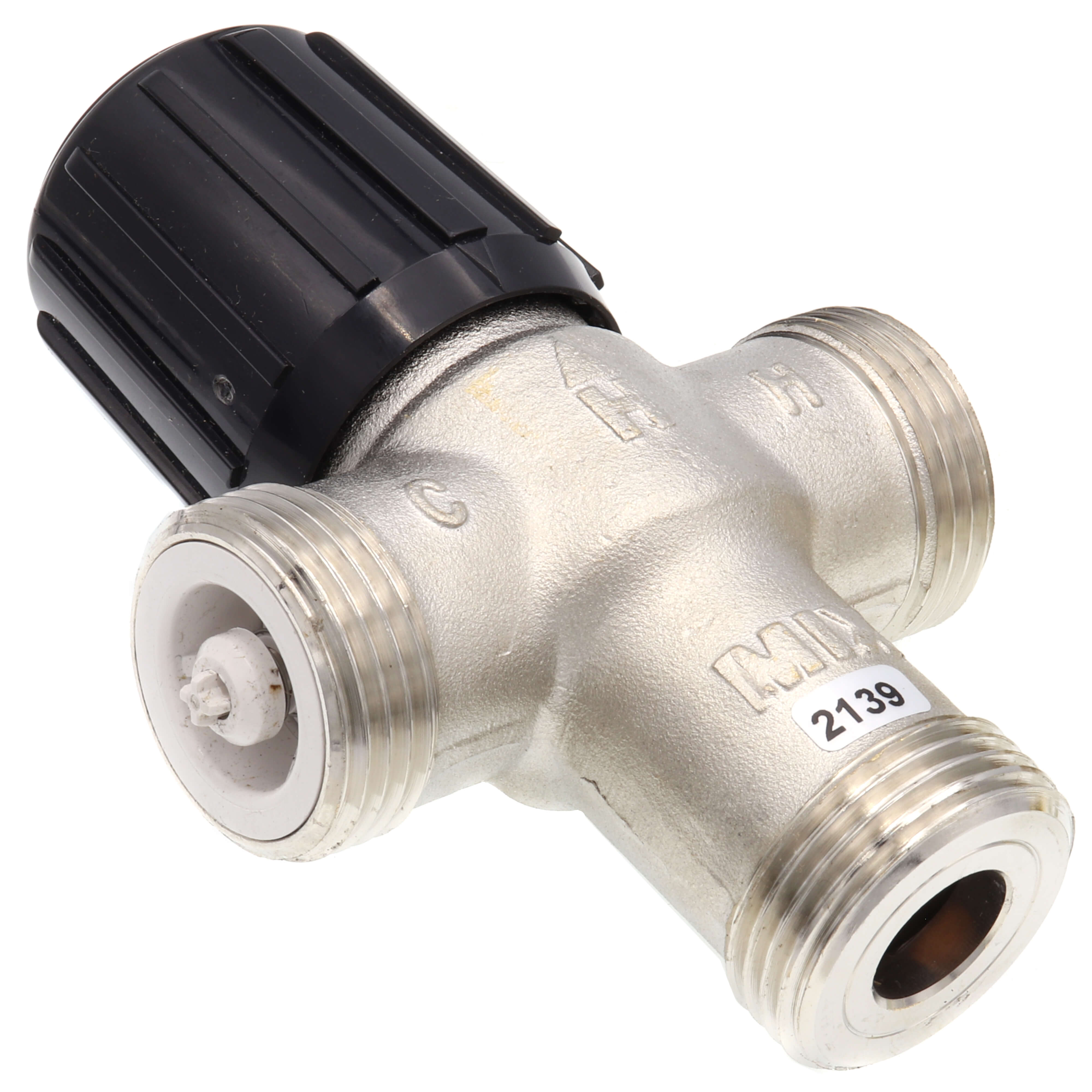 Resideo AM101C1070USTG-LF Mixing Valve AM-1 with Temperature Gauge 3/4 Inch Lead Free Union Sweat 150 Pounds per Square Inch