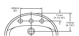 American Standard 0475.020.222 20-3/8 x 17-3/8 Drop-In Bathroom Sink