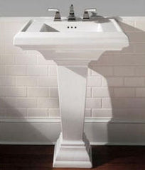 American Standard 0780.008.020 Town Square Sink 27 Inch Pedestal Mount