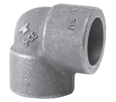 ANVIL 0362000804 1/2 in. Socket Weld Class 3000 Forged Steel 90-Degree Elbow