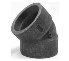 Anvil 0362013005 45 Degree Elbow: Forged Steel, 1/2 in x 1/2 in Pipe Size, Class 3000, Socket