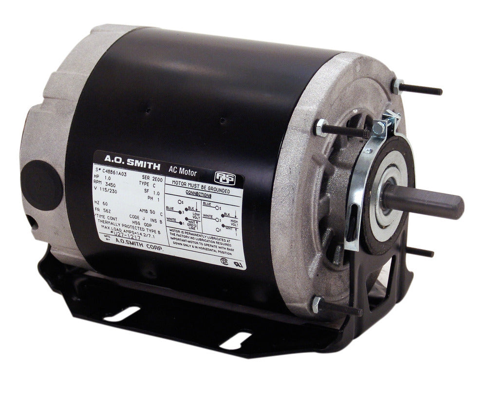 Century ARB2054L4 Fan and Blower Motor - 1/2 HP, 1725 RPM, 115/208-230V, 56 Frame