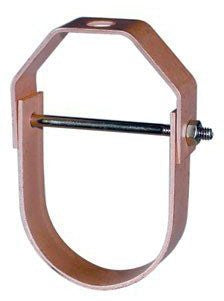 Anvil 0560406514 3/4 in. Steel Light-Duty Adjustable Clevis Hanger Copper-Plated