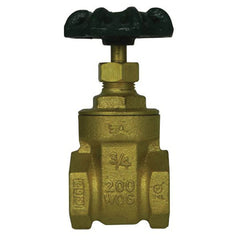 A.Y. McDonald 72035T 1 inch FNPT No-Lead Brass Full Port Lead-Free Gate Valve