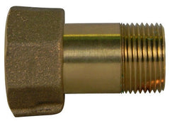 A.Y. McDonald 5124-137 3/4 x 3/4, MPT x Meter Swivel Nut, Lead-Free, Brass, Straight, Coupling