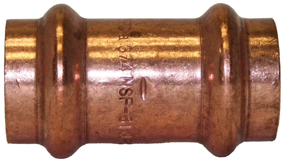 Apollo 10075502 3/4-Inch C x C Copper Coupling with Stop