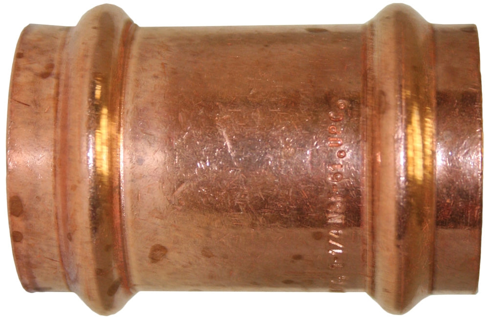 Apollo Valves 10075515 3/4-Inch C x C Copper Coupling without Stop