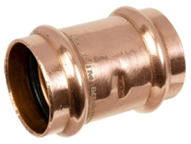 Apollo 10077698 Apollopress Fitting Press Coupling With Stop 1-1/4 In PxP Copper