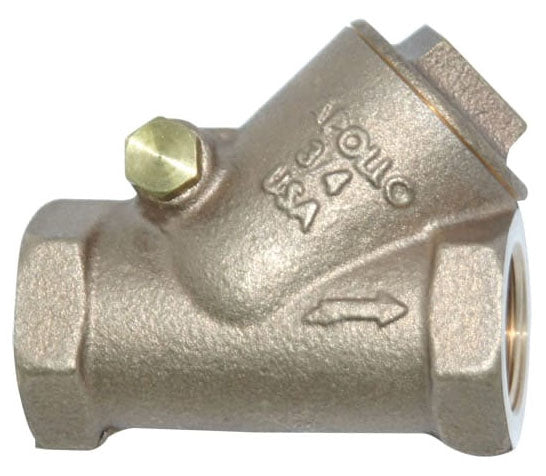 Conbraco 61Y-198-01 2 x 2 FPT x FPT 125 PSI SWP 200 PSI CWP Bronze Y-Pattern Swing Check Valve