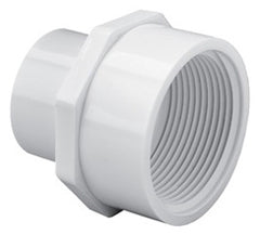 Lasco 435101 3/4 x 1/2, Slip x FPT, Schedule 40, Lead-Free, PVC, Reducing, Female Adapter