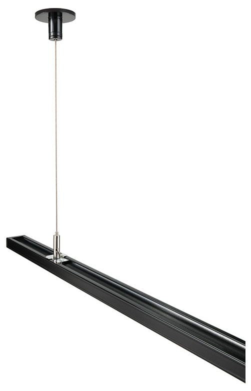 Juno T597-48IN-BL Rigid Ceiling Suspension Only Kit 48-inch Cable Length Black Finish