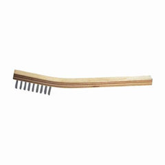 Pferd 85065 Scratch Brush 2x9 Rows Stainless Wire Wood Handle