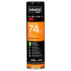 3M 7100014104 FoamFast 74 Spray Adhesive 24 oz Can 19 oz Net Wt Orange Aerosol Can